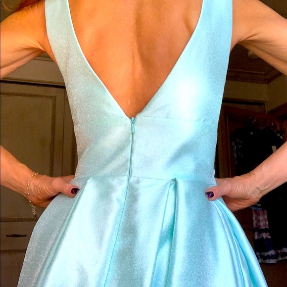 Cecilia Couture satin evening gown - Picture 12 of 13